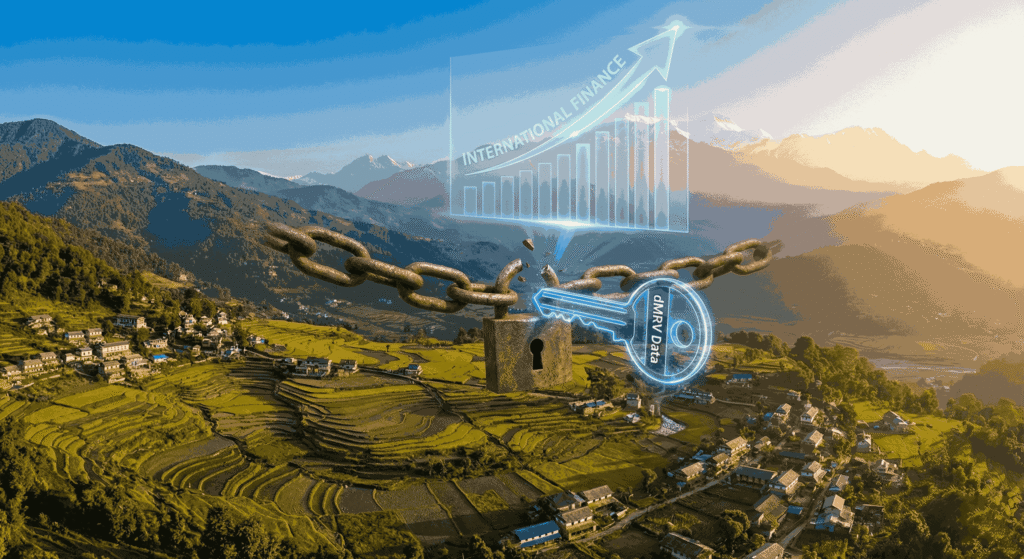 Digital MRV Carbon Credits Nepal de-risking investments by providing transparent, verifiable data to close the 85% funding gap for Nepal's climate targets.